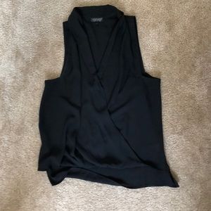 TopShop Black Blouse Size 6